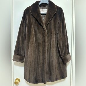 Ladies Trimmed Mink Coat